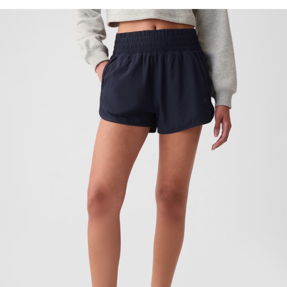 Bundle of two Gap high rise running shorts.